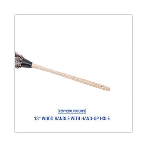 Boardwalk Professional Ostrich Feather Duster, 13" Wood Handle (23FD)