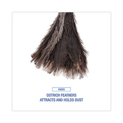 Boardwalk Professional Ostrich Feather Duster, 13" Wood Handle (23FD)