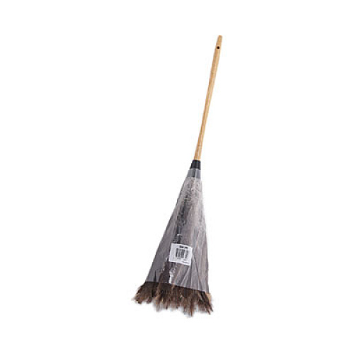 Boardwalk Professional Ostrich Feather Duster, 16" Wood Handle, 12" Gray Bristle (31FD)