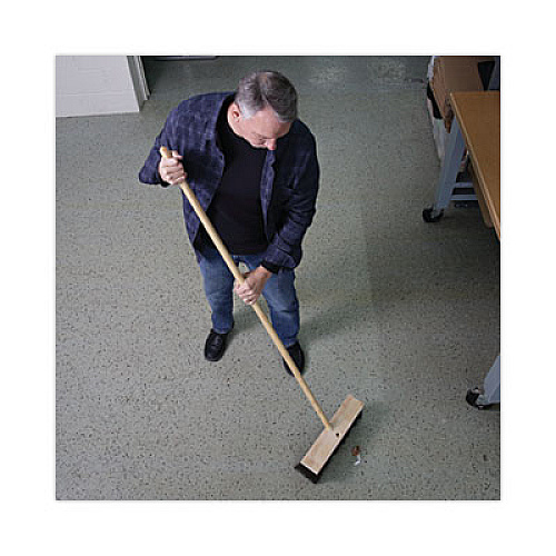 Boardwalk Tapered End Broom Handle, Lacquered Wood, 1.13" dia x 60", Natural (125)