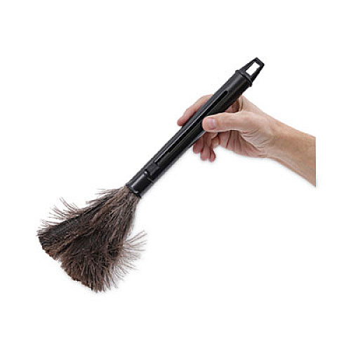 Boardwalk Ostrich Feather Duster, 9" to 14" Retractable Plastic Handle (914FD)
