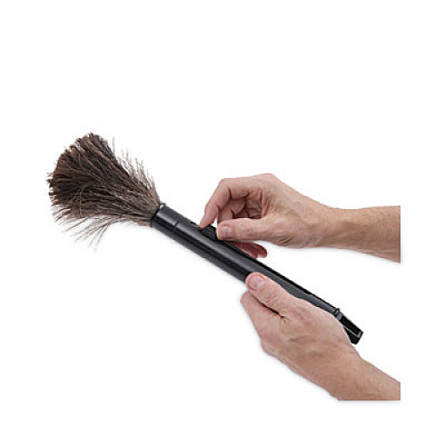 Boardwalk Ostrich Feather Duster, 9" to 14" Retractable Plastic Handle (914FD)