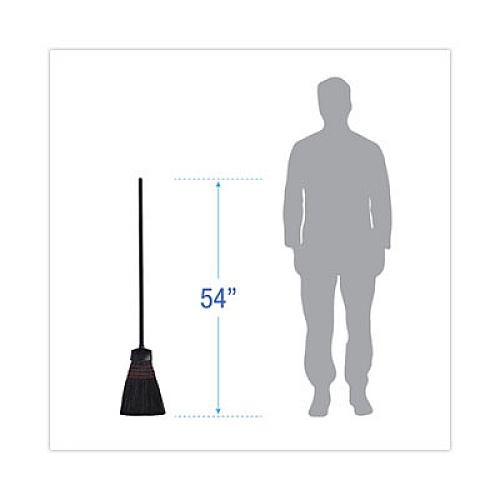 Boardwalk Maid Broom, Plastic Bristles, 54" Overall Length, Dozen (916P)