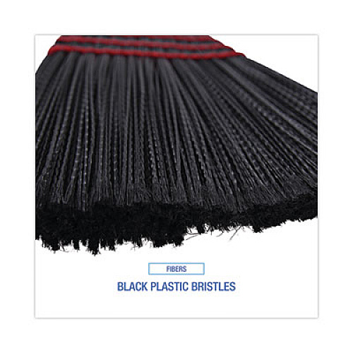 Boardwalk Maid Broom, Plastic Bristles, 54" Overall Length, Dozen (916P)