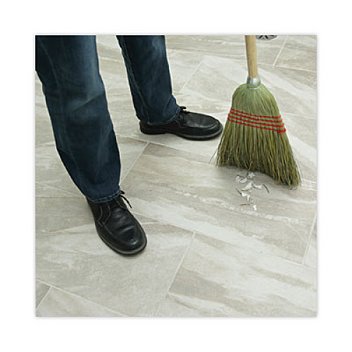 Boardwalk Mixed Fiber Maid Broom, Mixed Fiber Bristles, 55" Overall Length, Natural, 12/Carton (920YCT)