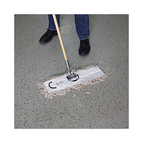 Boardwalk Industrial Dust Mop Head, Cotton, 18 x 3, White (1018)