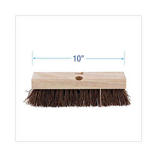 Boardwalk Deck Brush Head, 2" Brown Palmyra Bristles, 10" Brush (3110)