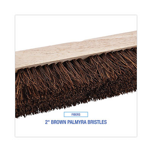 Boardwalk Deck Brush Head, 2" Brown Palmyra Bristles, 10" Brush (3110)