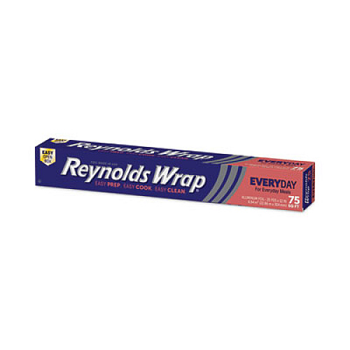 Reynolds Wrap Standard Aluminum Foil Roll, 12" x 75 ft, 35/Carton (F28015CT)