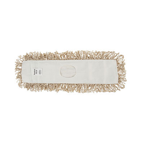 Boardwalk Industrial Dust Mop Head, Hygrade Cotton, 24 x 5, White (1324)