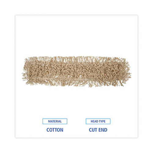 Boardwalk Industrial Dust Mop Head, Washable, Hygrade Cotton, 36 x 5, White (1336)