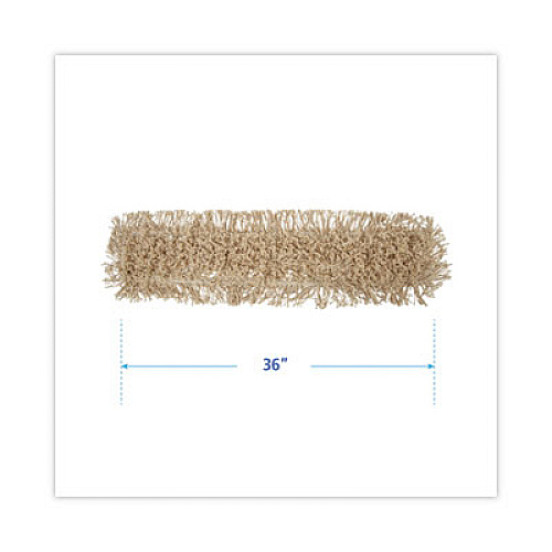 Boardwalk Industrial Dust Mop Head, Washable, Hygrade Cotton, 36 x 5, White (1336)