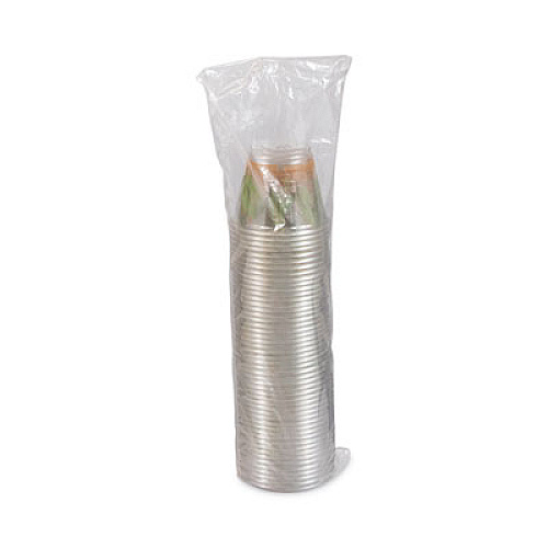 Dart Bare Eco-Forward RPET Cold Cups, ProPlanet Seal, 9 oz, Plastic, Leaf Design, 1,000/Carton (RTP9RBARE)