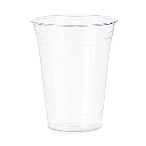 SOLO Ultra Clear PET Cups, Squat, 16 oz, Plastic, 50/Pack (TP16DPK)