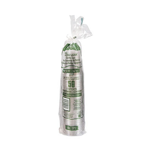 SOLO Ultra Clear Cups, 7 oz, Plastic, 50/Bag, 20 Bags/Carton (TP7)