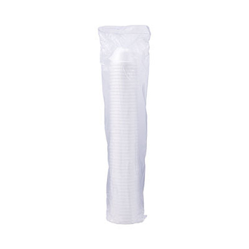 Dart Foam Container, Squat, 6 oz, White, 50/Pack, 20 Packs/Carton (6B12)