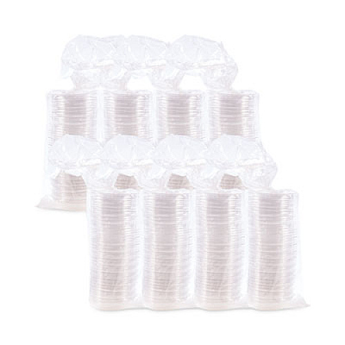 Dart PresentaBowls Clear Dome Lids, 5.4" Diameter x 1.1" h, Plastic, 504/Carton (C16BDL)