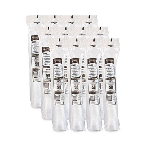 Dart Conex ClearPro Plastic Cold Cups, 24 oz, 50/Bag, 12 Bags/Carton (24PX)
