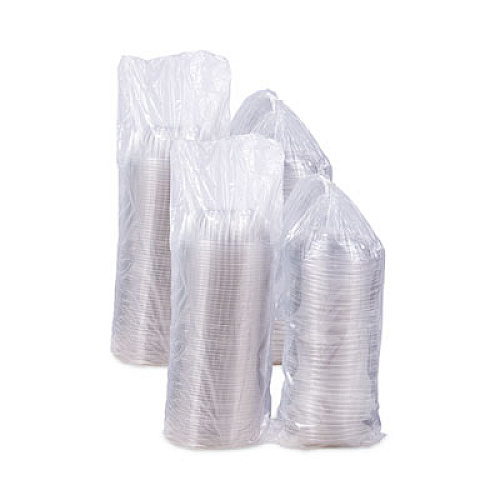 Dart PresentaBowls Bowl/Lid Combo-Paks, 32 oz, Clear, Plastic, 63/Pack, 4 Pack/Carton (C32BCD)