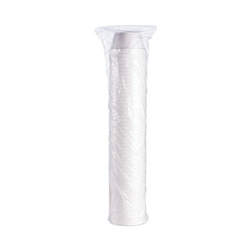 Dart Foam Container, Extra Squat, 8 oz, White, 1,000/Carton (8SJ20)