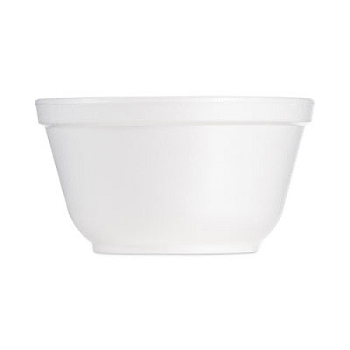 Dart Insulated Foam Bowls, 10 oz, White, 50/Pack, 20 Packs/Carton (10B20)