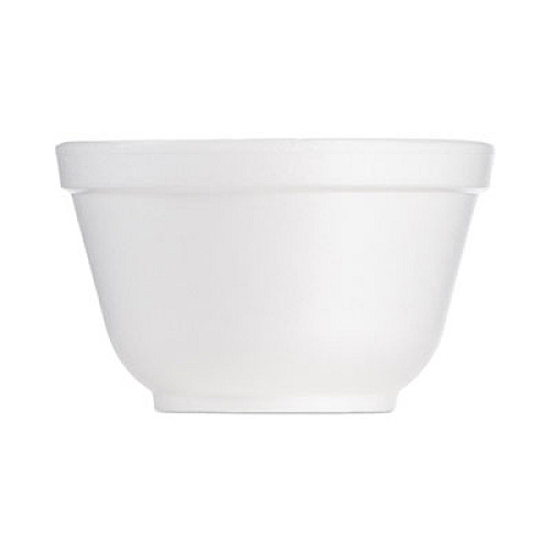 Dart Foam Container, Squat, 6 oz, White, 50/Pack, 20 Packs/Carton (6B12)