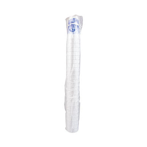 Dart Horizon Hot/Cold Foam Drinking Cups, 20 oz, White/Blueberry, 25/Bag, 20 Bags/Carton (20J16H)