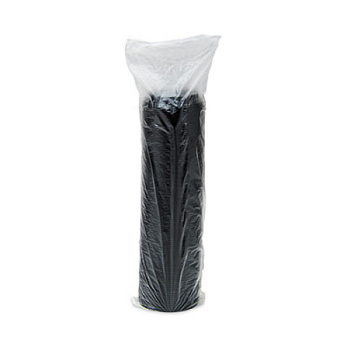 SOLO Cappuccino Dome Sipper Lids, Fits 12 oz to 24 oz Hot Cups, Plastic, Black, 100/Pack, 10 Packs/Carton (16ELBLK)