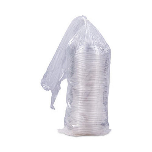 Dart PresentaBowls Clear Dome Lids, 7.3" Diameter x 1.1" h, Clear, Plastic, 63 Lids/Bag, 4 Bags/Carton (C64BDL)