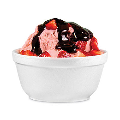 Dart Insulated Foam Bowls, 10 oz, White, 50/Pack, 20 Packs/Carton (10B20)