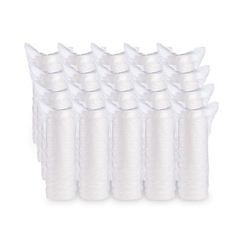 Dart Foam Container, Squat, 8 oz, 4.63" Diameter x 1.13" h, White, 500/Carton (8SJ32)