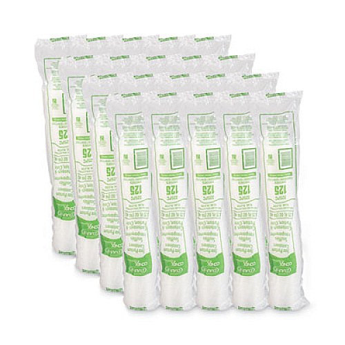Dart Conex Complements Portion/Medicine Cups, 3.25 oz, Plastic, Clear, 125/Bag, 20 Bags/Carton (325PC)