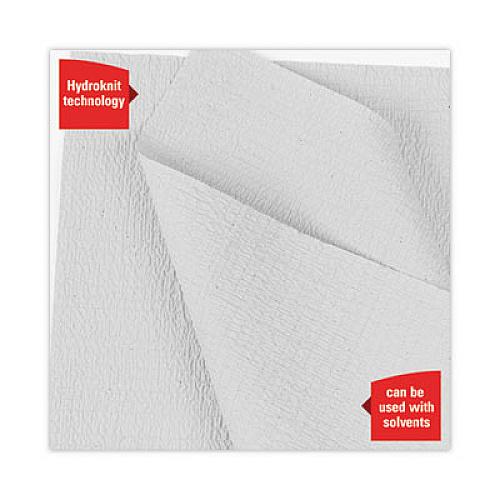 WypAll General Clean X60 Cloths, Small Roll, 9.8 x 13.4, White, 130/Roll, 12 Rolls/Carton (35401)