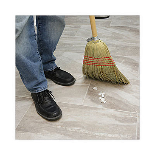 Boardwalk Parlor Broom, Yucca/Corn Fiber Bristles, 56" Overall Length, Natural, 12/Carton (926YCT)