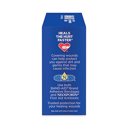 BAND-AID Plastic Adhesive Bandages, 0.75 x 3, 60/Box (100563500)