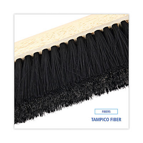 Boardwalk Floor Brush Head, 2.5" Black Tampico Fiber Bristles, 24" Brush (20224)