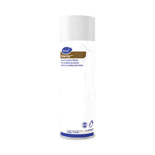 Diversey Shine-Up Furniture Cleaner, Lemon Scent, 13.8 oz Aerosol Spray, 12/Carton (95765571)