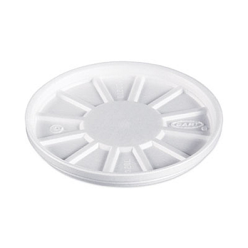 SOLO Non-Vented Cup Lids, Fits 32 oz/44 oz Hot Cups, Plastic, Clear, 500/Carton (32CLR)