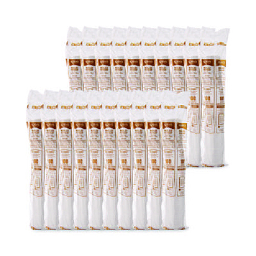 SOLO Traveler Dome Hot Cup Lid, Fits 8 oz Hot Cups, Plastic, White, 100/Pack, 10 Packs/Carton (TL38R2)