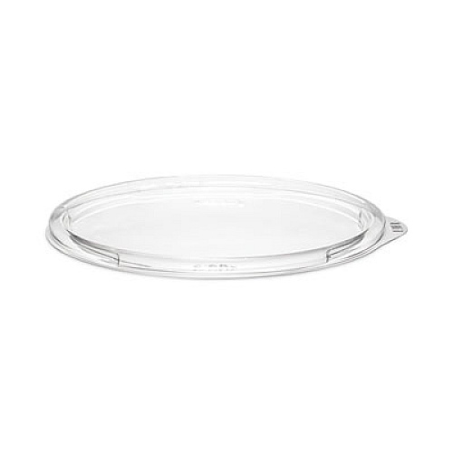 Dart PresentaBowls Clear Flat Lids, 5.4" Diameter x 0.3" h, Plastic, 504/Carton (C16BL)