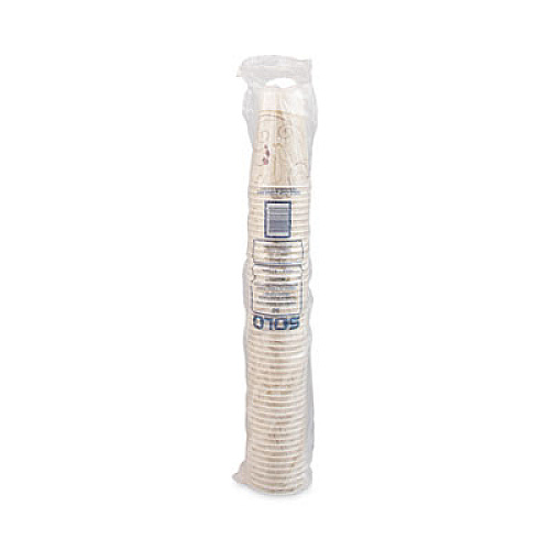 SOLO Symphony Treated-Paper Cold Cups, 16 oz, White/Beige/Red, 50/Bag, 20 Bags/Carton (RW16SYM)