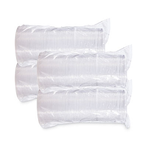 Dart PresentaBowls Clear Flat Lids, 5.4" Diameter x 0.3" h, Plastic, 504/Carton (C16BL)