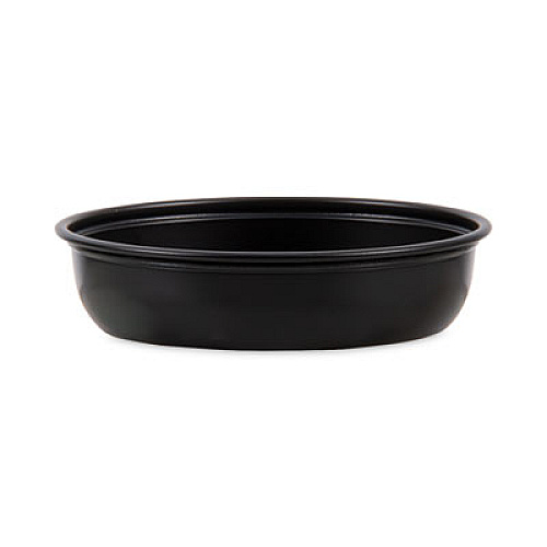 SOLO Polystyrene Portion Cups, 2.5 oz, Plastic, Black, 250/Bag, 10 Bags/Carton (DSS2)