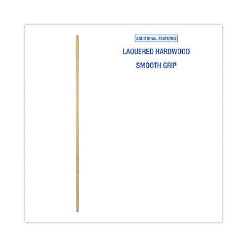 Boardwalk Threaded End Broom Handle, 0.94" dia x 54", Natural (121)