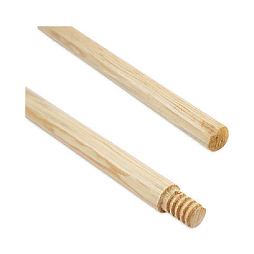 Boardwalk Threaded End Broom Handle, 0.94" dia x 54", Natural (121)