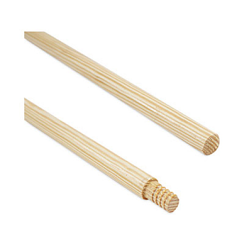Boardwalk Threaded End Broom Handle, 0.94" dia x 60", Natural (122)