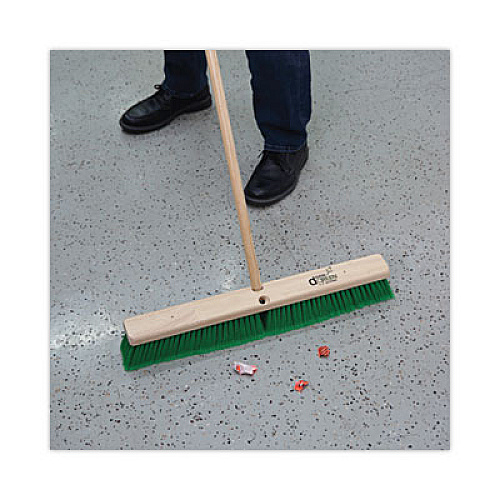 Boardwalk Threaded End Broom Handle, 0.94" dia x 60", Natural (122)