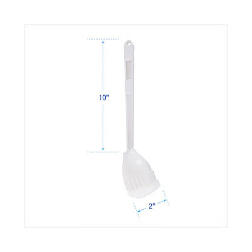 Boardwalk Cone Bowl Mop, 10" Handle, 2" Mop Head, White (00170EA)
