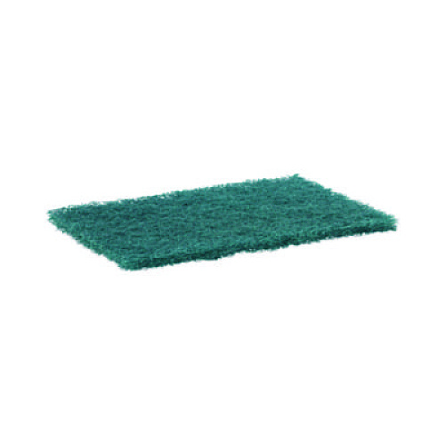 Boardwalk Heavy-Duty Scouring Pad, 6 x 9, Green, 15/Carton (186)