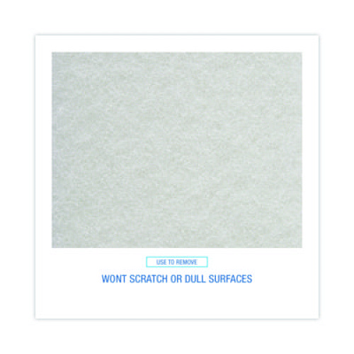 Boardwalk Light-Duty Scouring Pad, 6 x 9, White, 20/Carton (198)